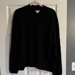 100% Fine Cashmere Sweater Black
